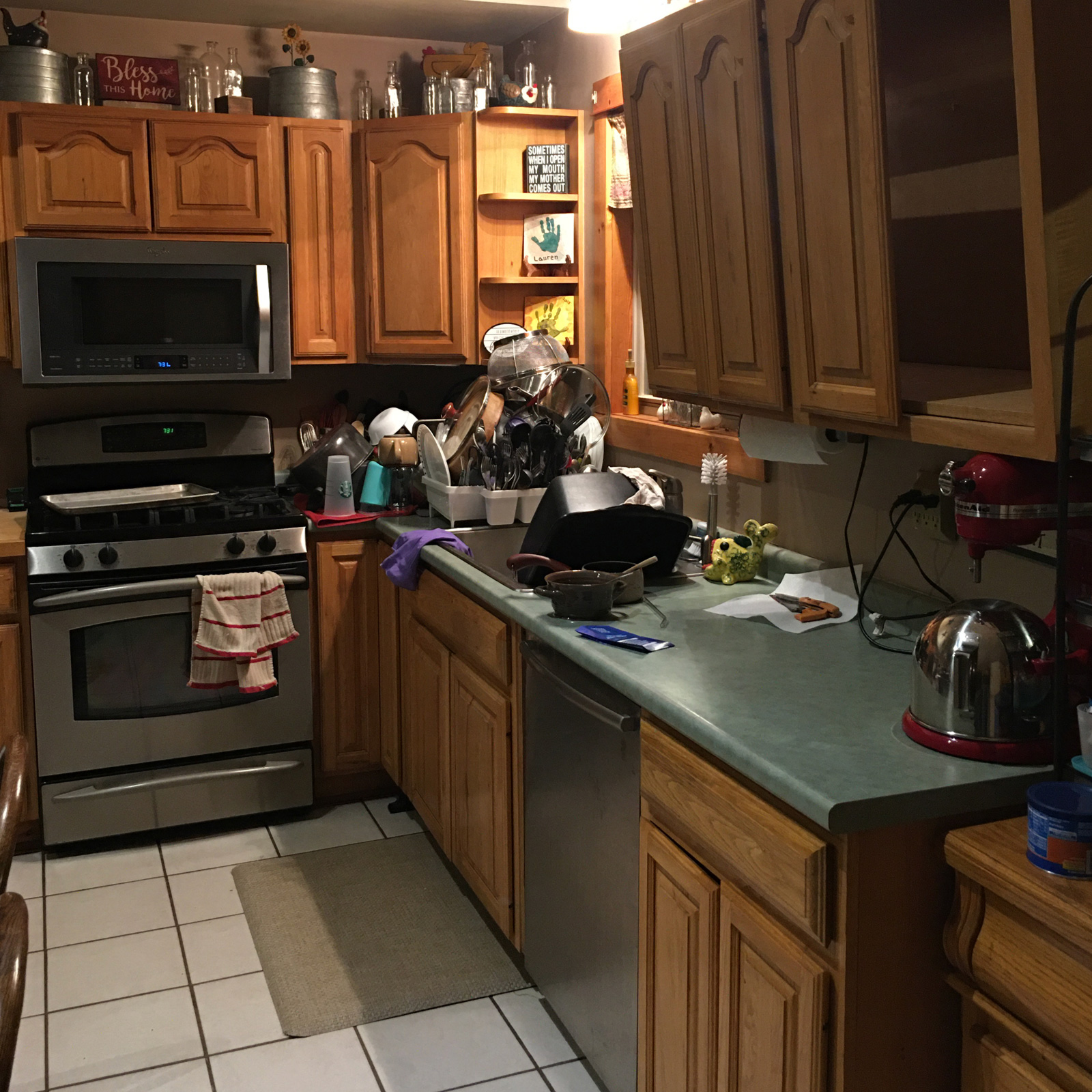 Entry 193 - Cheap kitchen cabinetry is causing some big problems