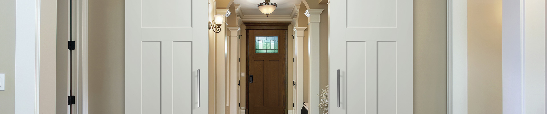 Interior Masonite Door in Showroom